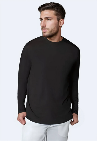 Buki + CINQO LS Black Tee Shirt-Tees-Buki