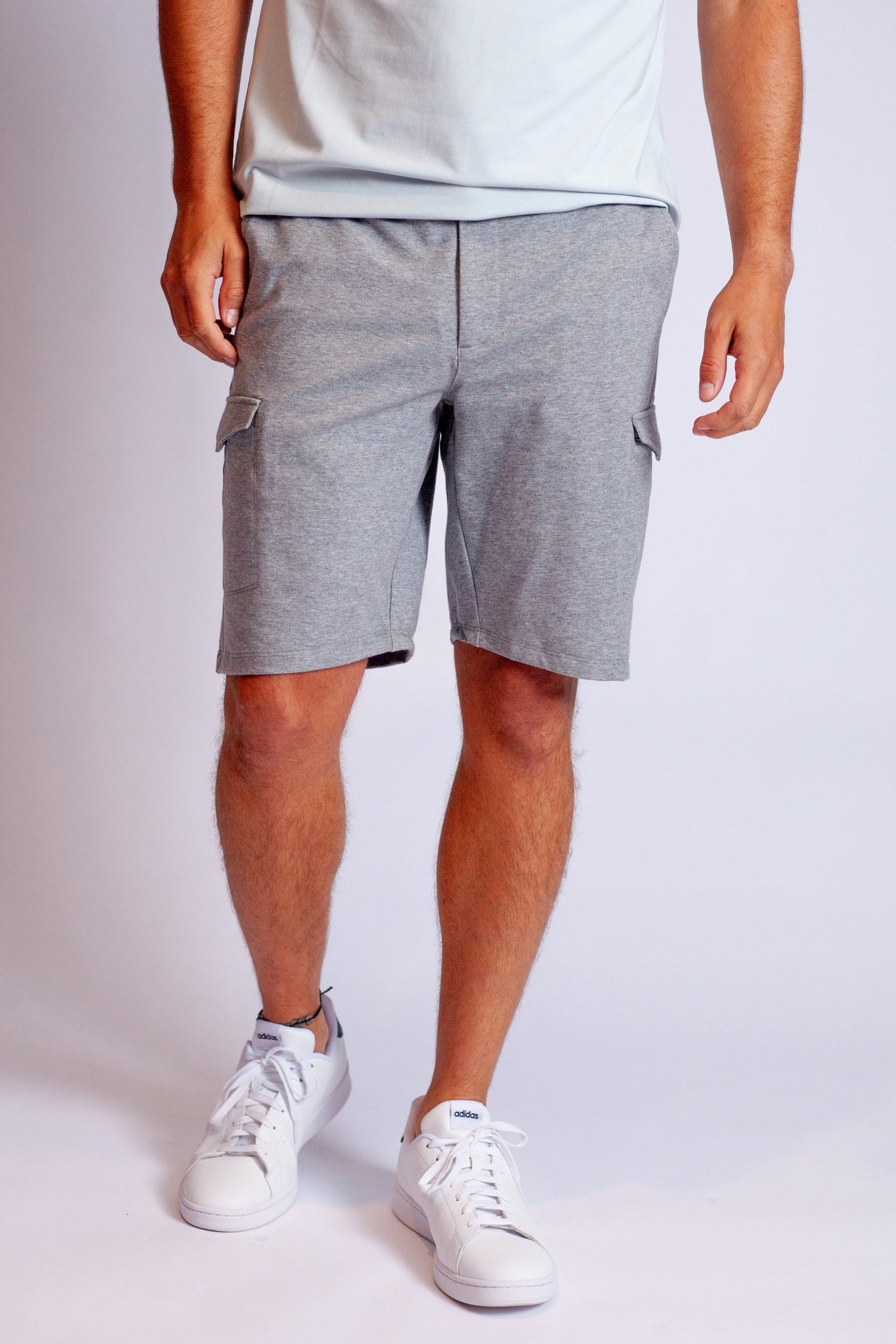 Buki Cargo Shorts - comfort and functionality combine into one perfect pair of shorts in Heather Grey