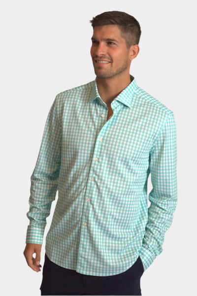 Buki Mauro Long Sleeve Shirt in Emerald