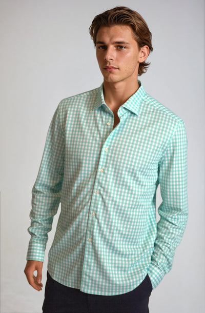 Buki Mauro Long Sleeve Shirt in Emerald