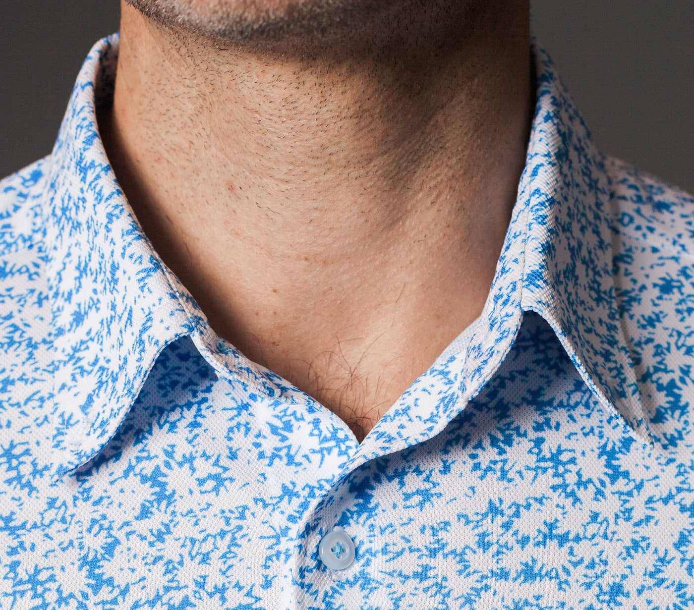 Five-O Floral Long Sleeve Tech Shirt-Long Sleeve Shirts-Buki-detail