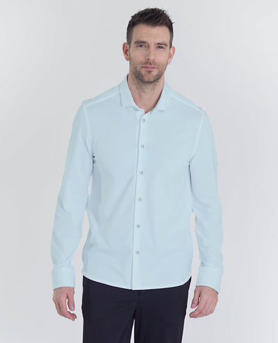 Single Shot Shirt-Long Sleeve Shirts-Buki-Light Blue