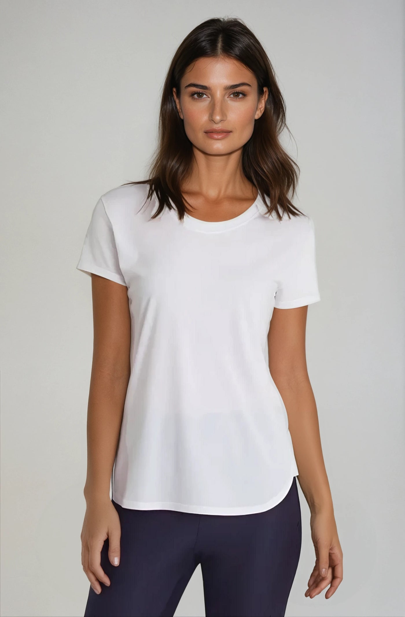 Classic Tech Tee Shirt-Tees-Buki-front-untucked