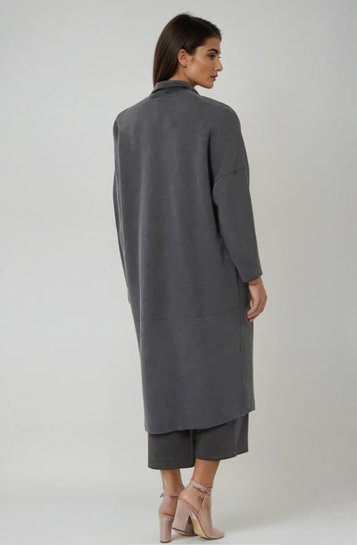 Cocoon Cardigan Duster Jacket-Jackets-Buki