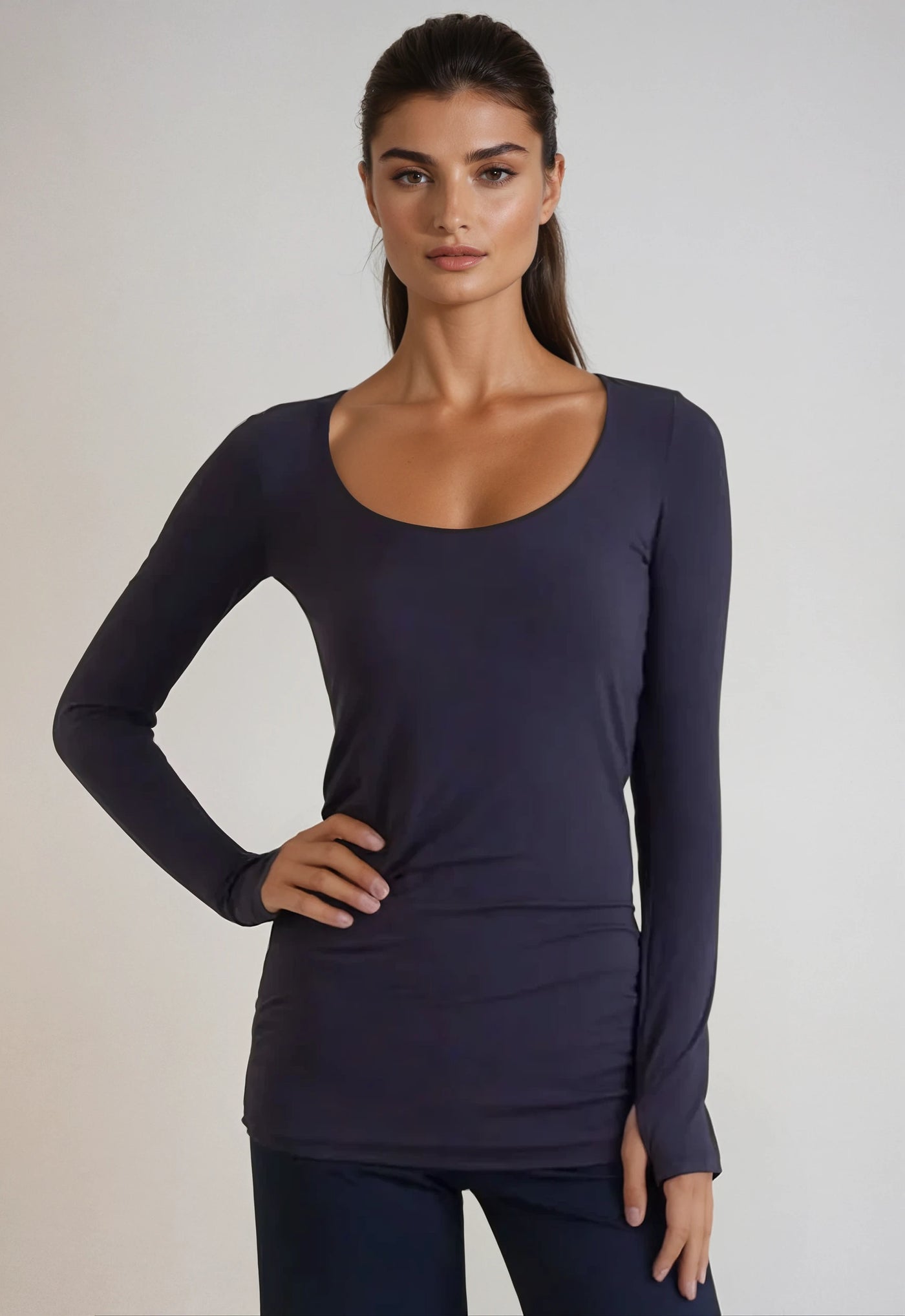 Collagen Scoop Neck-Shirts-Buki