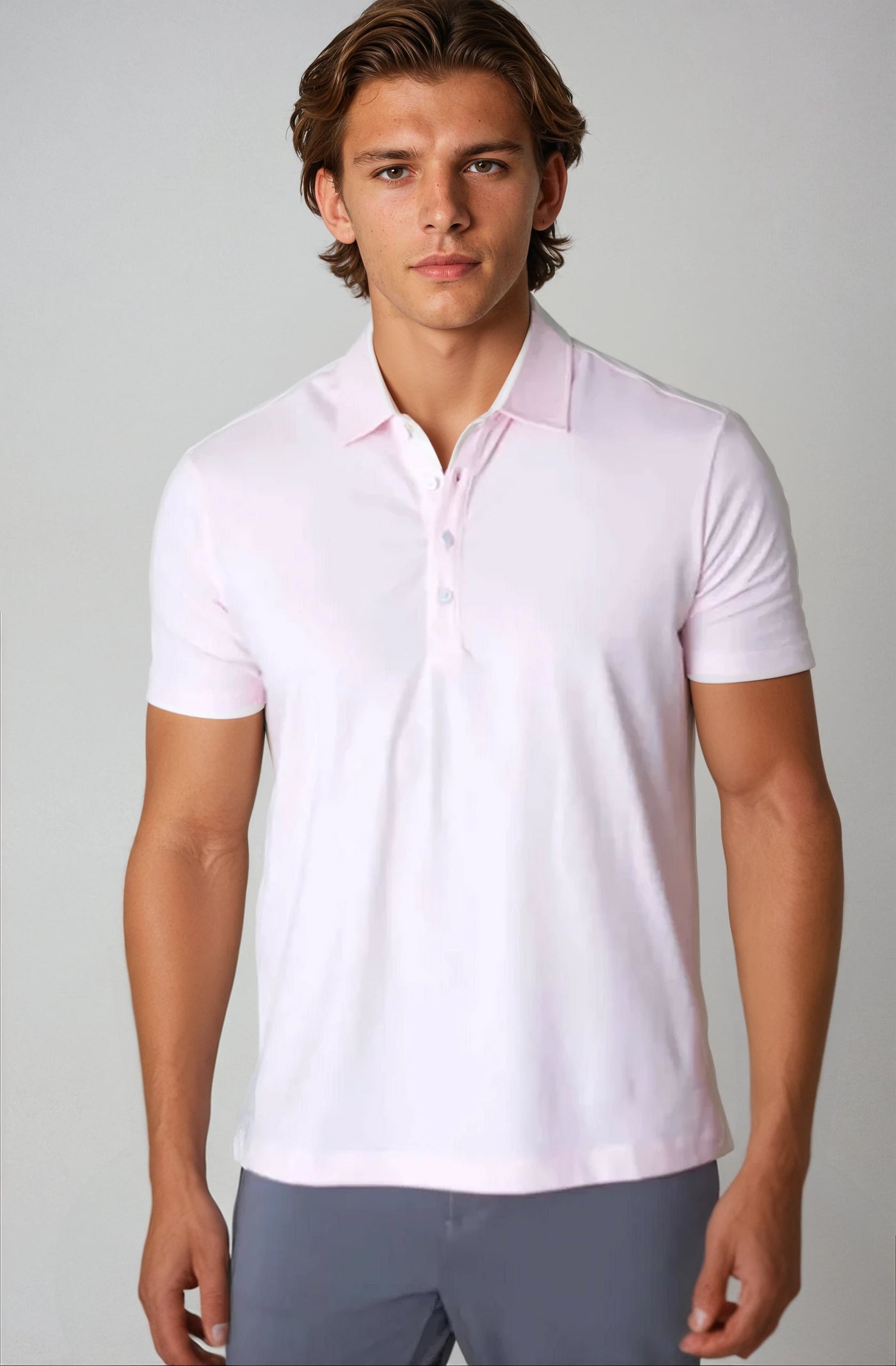 Coolest Polo Shirt in Sunrise -Short Sleeve Shirts-Buki