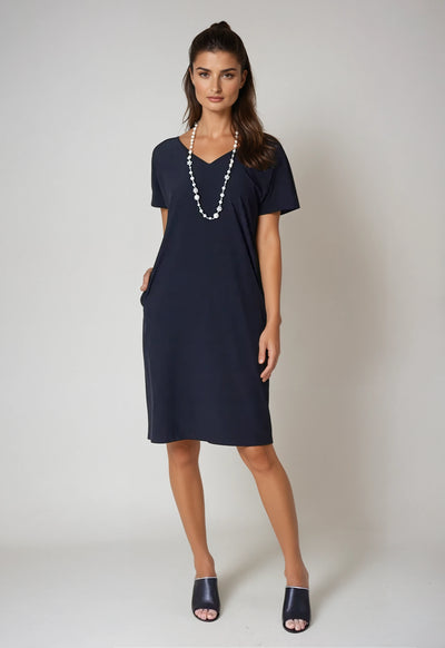 Double Vee Dress-Dresses-Buki-front