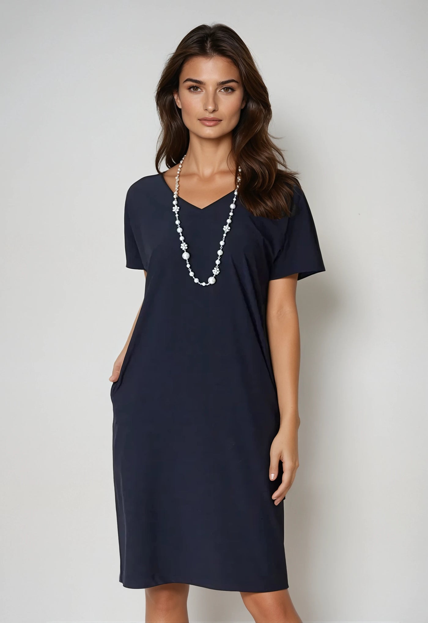 Double Vee Dress-Dresses-Buki