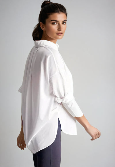 Ex-Boyfriend Shirt in white, back-Shirts-Buki