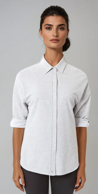 Ex-Boyfriend Shirt in heather grey -Shirts-Buki