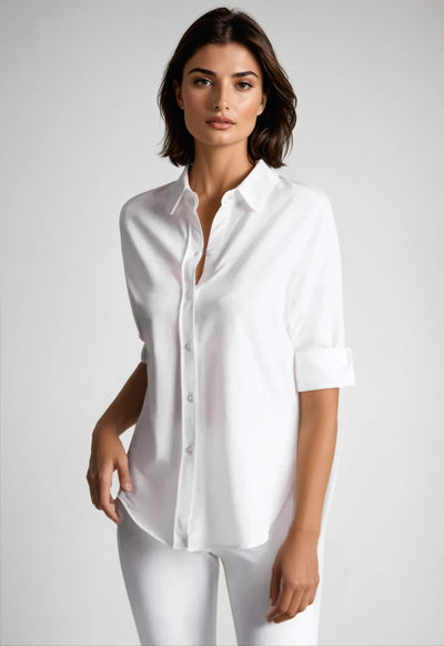 Ex-Boyfriend Shirt in white -Shirts-Buki