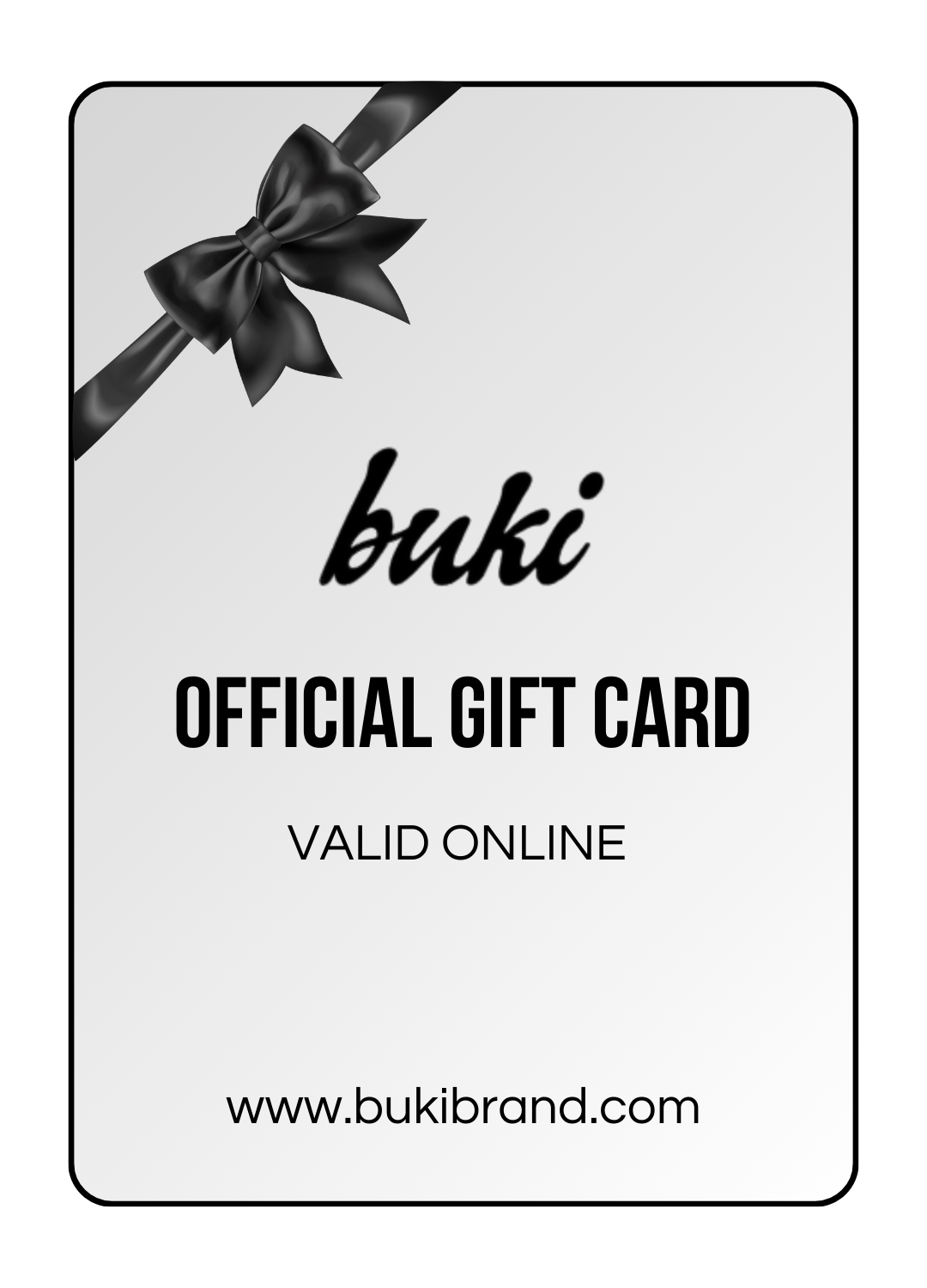 BUKI GIFT CARD