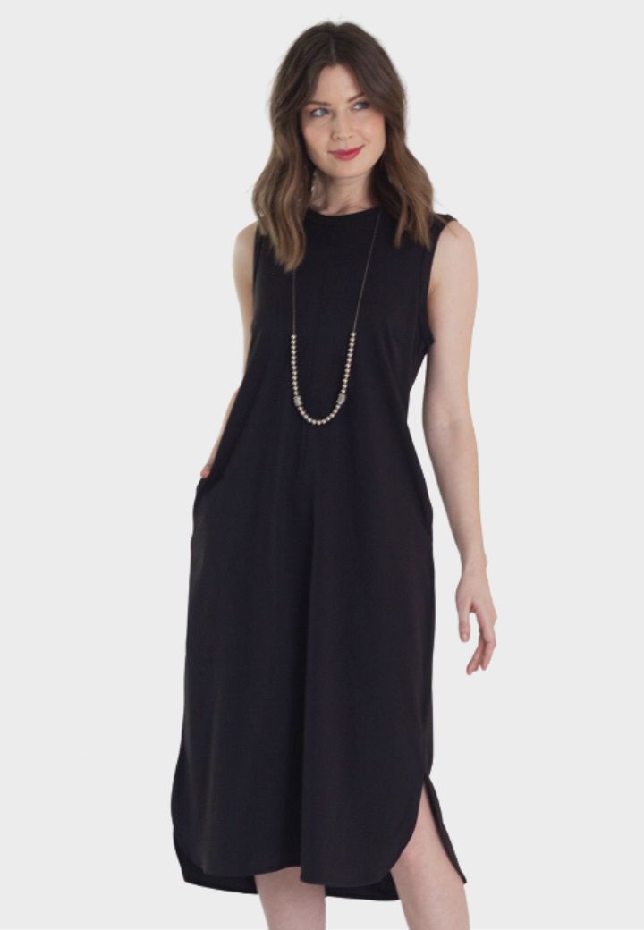 Ginza Dress - Shift Dress with Pockets: Womens Clothing | Buki Apparel ...