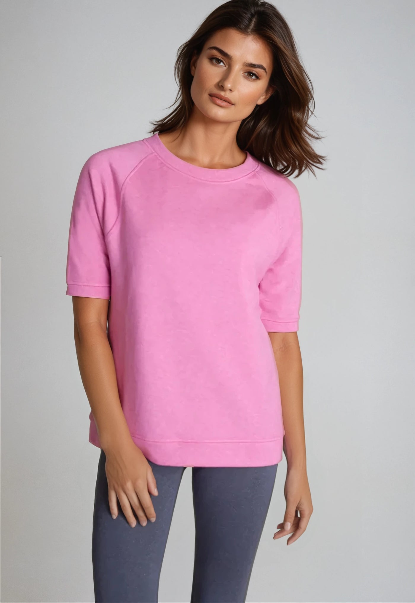 Lounger Crew Sweatshirt 2.0-Sweatshirts-Buki-berry pink