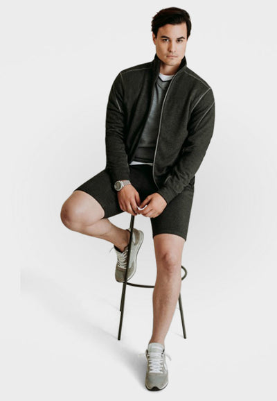 Scrimmage Short-Shorts-Buki-with zip sweatshirt