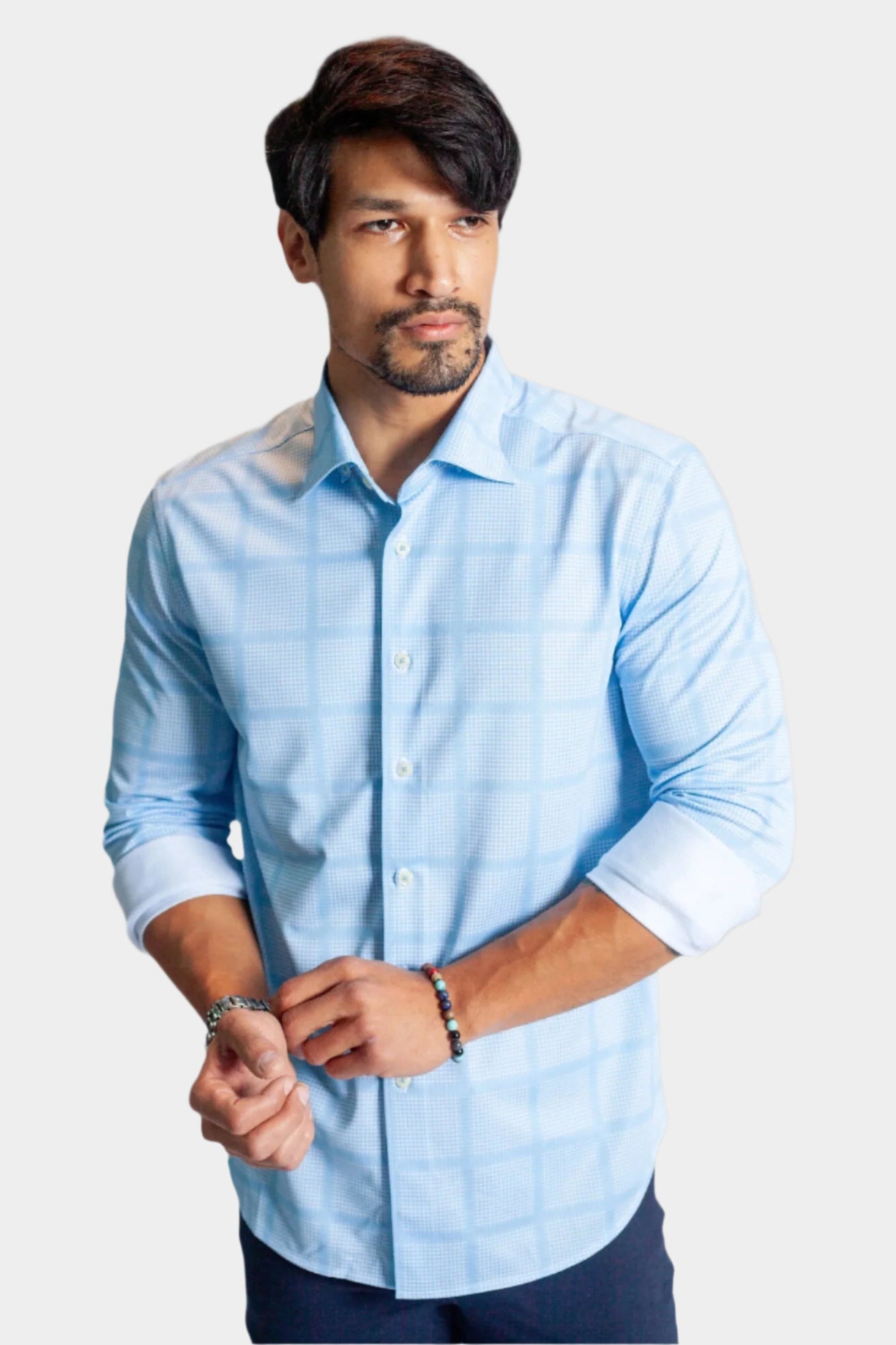 Men's Clothing: Long Sleeve Casual Dress Shirt | Buki Montauk Tech Shirt