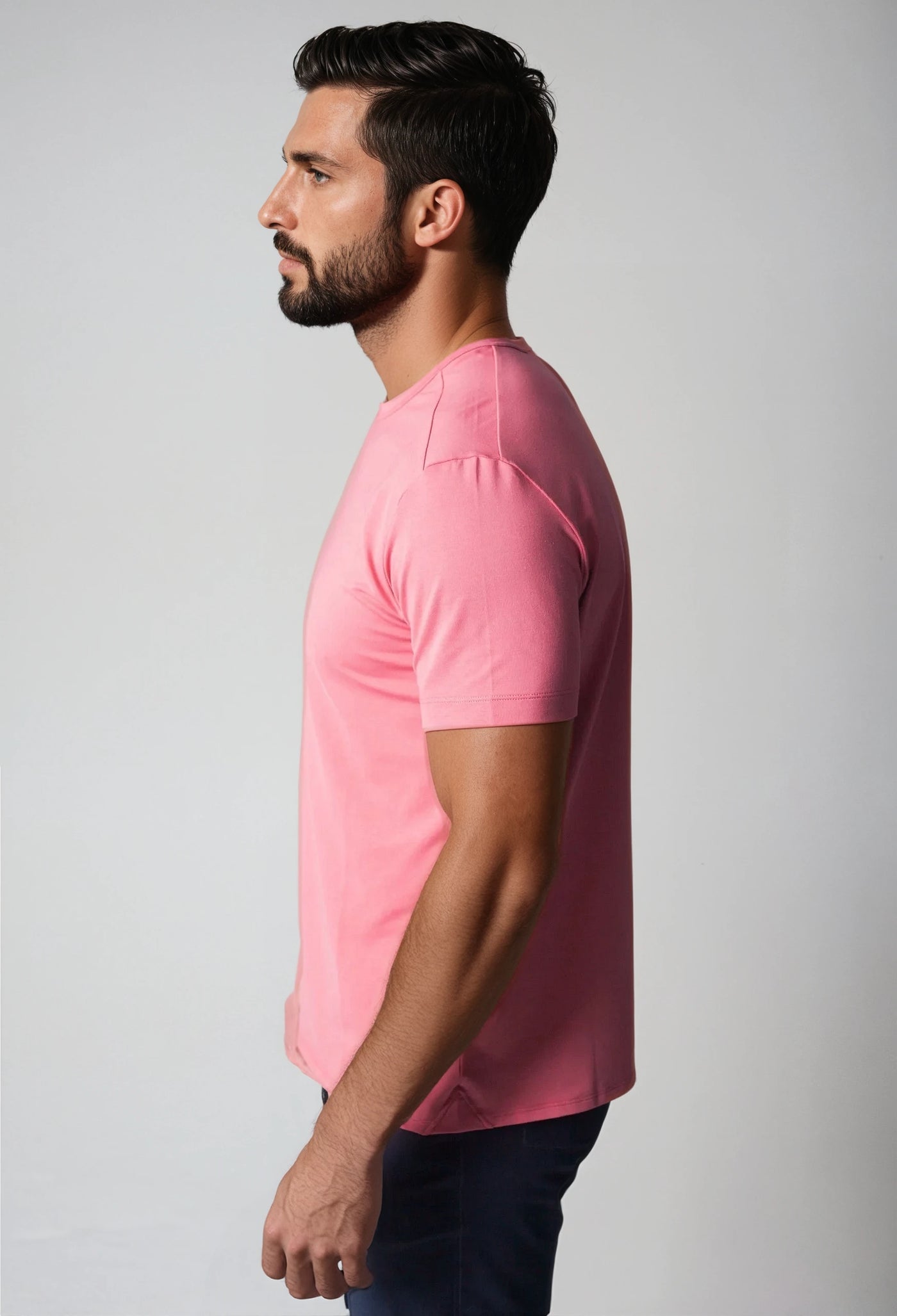 Buki + CINQO Crew Neck T-Shirt Slate Rose