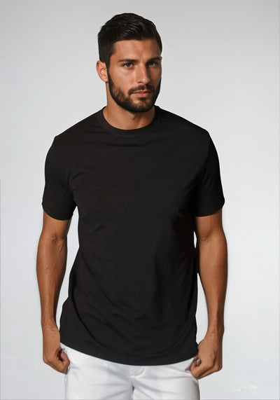 Buki + CINQO Tee Shirt, in Black-Tees-Buki