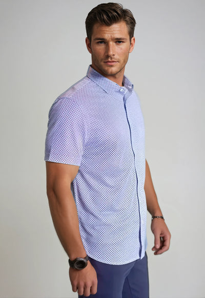 Men's Casual Short Sleeve Dress Shirt 'Locally Famous' side | Buki